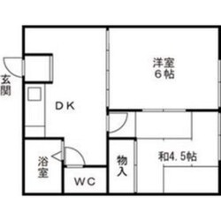 レヴール綾田の物件間取画像